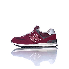 Chaussures New Balance 574 RUNNING Homme ROUGE FONCE