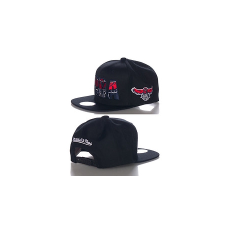 MITCHELL AND NESS ATLANTA HAWKS NBA SNAPBACK CASQUETTE