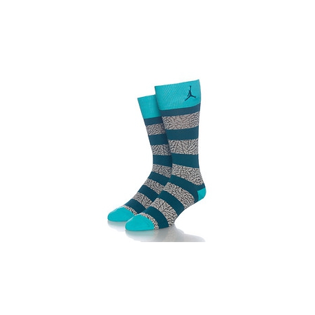 JORDAN ELEPHANT STRIPED CREW CHAUSSETTE