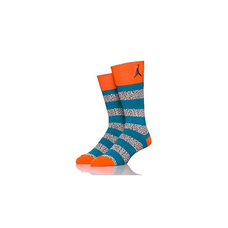 JORDAN ELEPHANT STRIPED CREW CHAUSSETTE